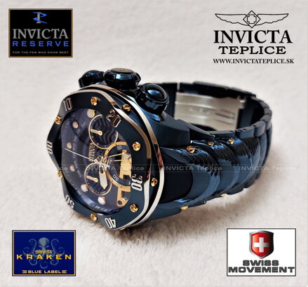 INVICTA Reserve Kraken Blue Label, model 36334